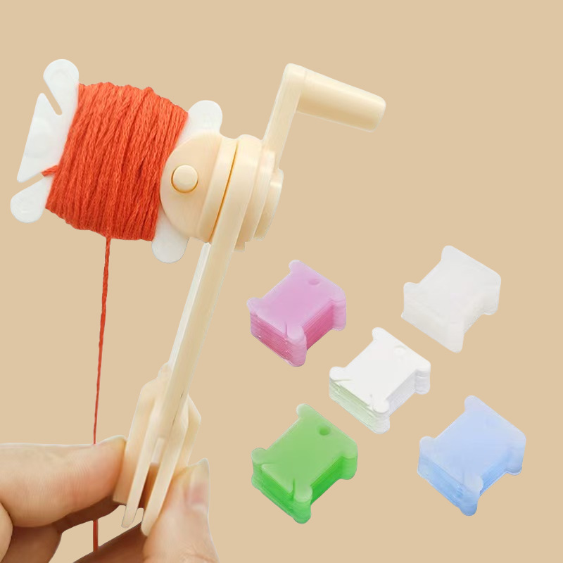 Cotton Embroidery Thread Skeins - 1set Embroidery Floss Bobbins Craft Thread
