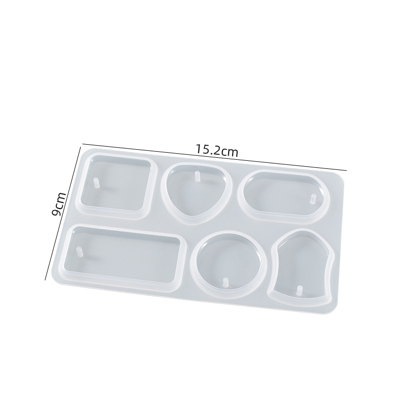 DIY Keychain Pendant Silicone  - Silicone Epoxy Resin Molds Set 评论和价格