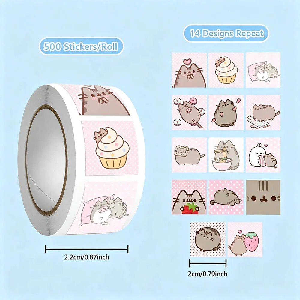 Hou 500pcs Pusheen Cartoon Cat - Scrapbooking 评论和价格