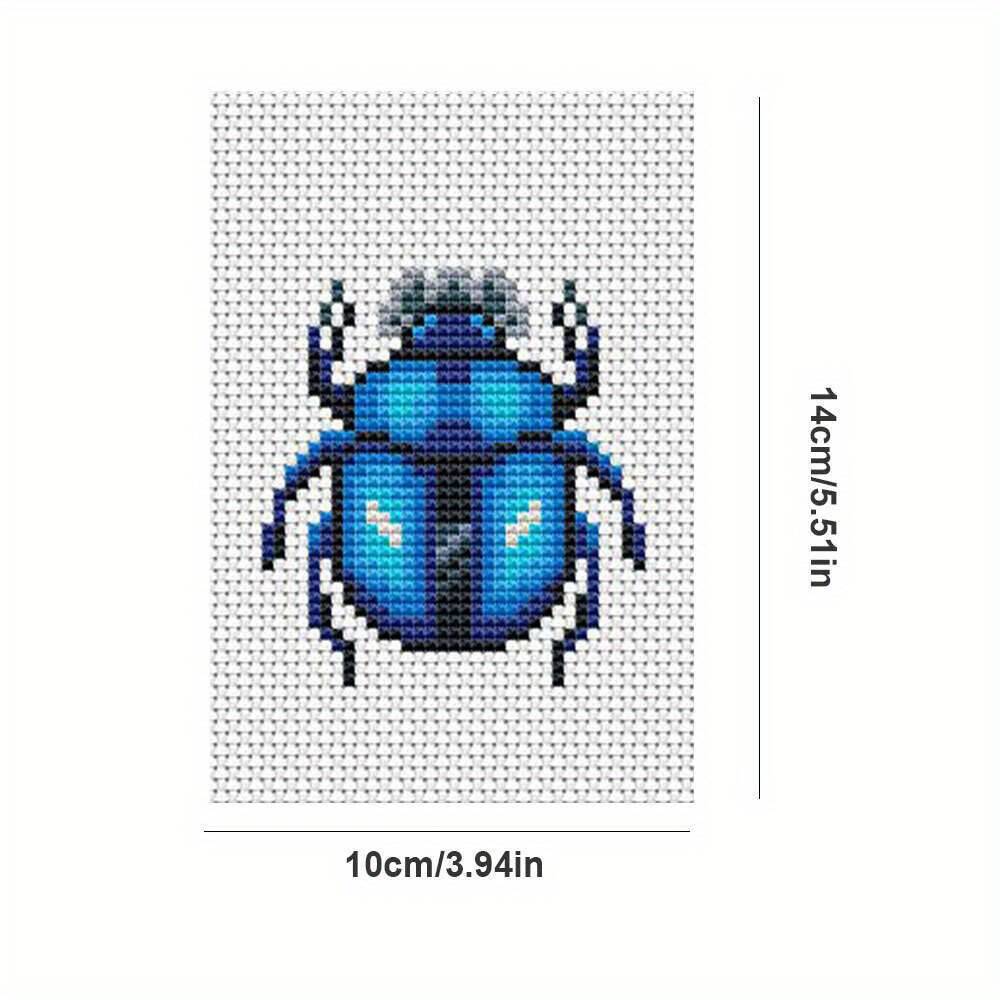 8Pcs Insect Cross Stitch Embro - Cotton Embroidery Thread Skeins 评论和价格