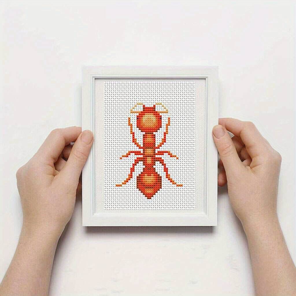 8Pcs Insect Cross Stitch Embro - Cotton Embroidery Thread Skeins 评论和价格