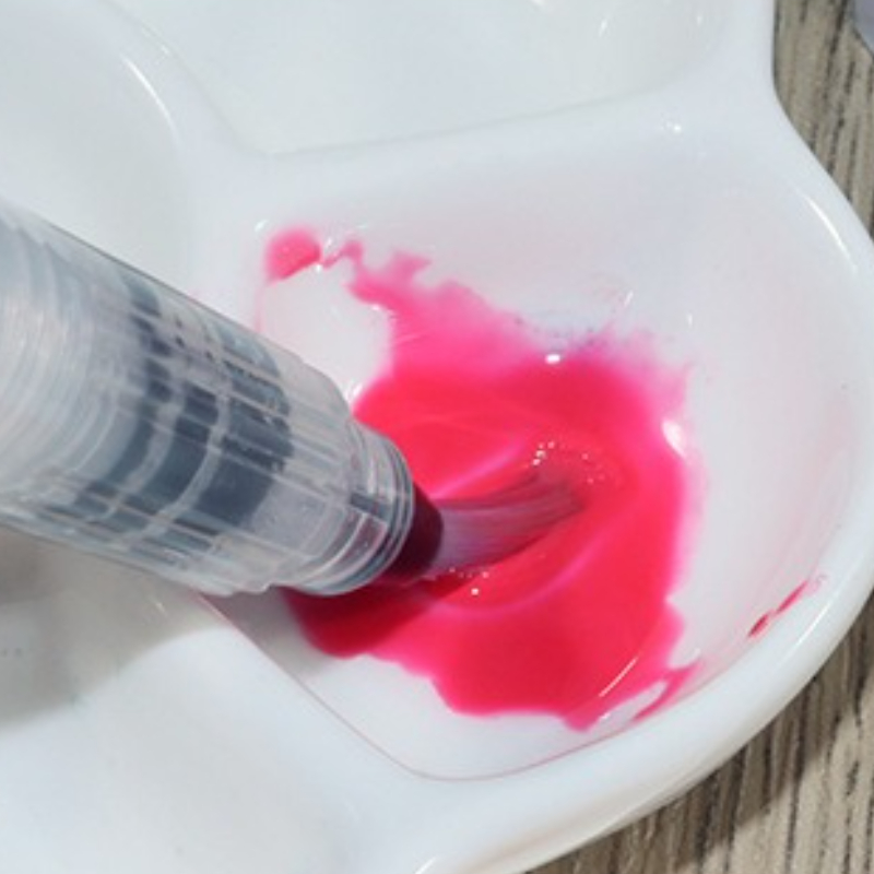6-color Water-soluble Metal Pe - Watercolor Paint Set Solid Pigment 评论和价格